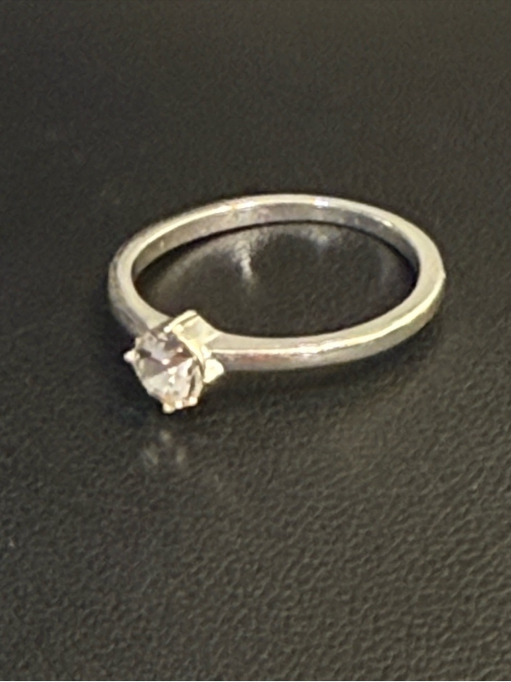 Crystal Solitaire Ring - Picture 3 of 4
